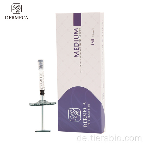 Hyaluronsäure injizierbarer dermaler Lippenfüllermedium 1,0 ml